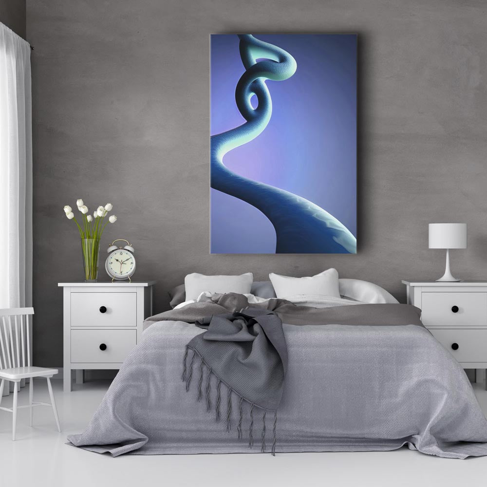 Abstract Wall Art, Premium Canvas Print, 1.25" Stretched Canvas or Framed Canvas (066A)