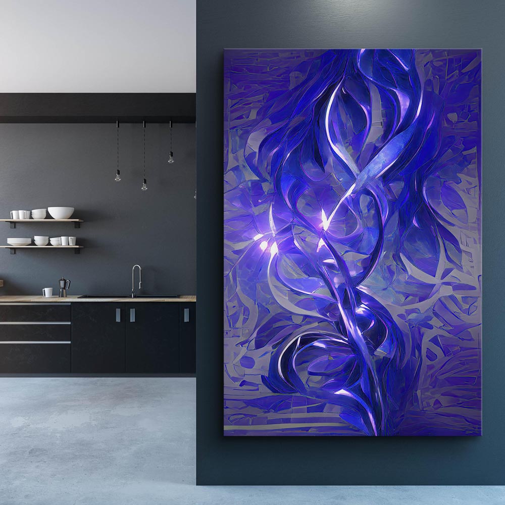 Abstract Wall Art, Premium Canvas Print, 1.25" Stretched Canvas or Framed Canvas (0674)