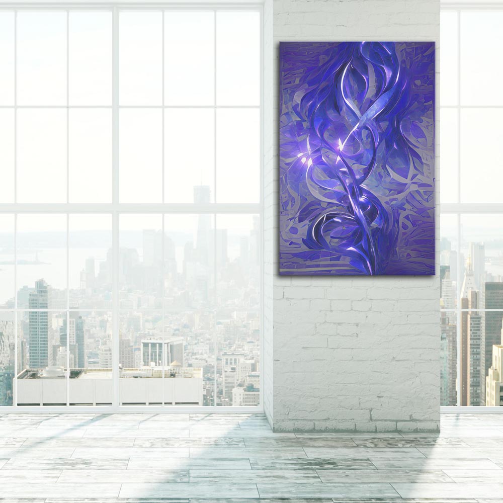 Abstract Wall Art, Premium Canvas Print, 1.25" Stretched Canvas or Framed Canvas (0674)