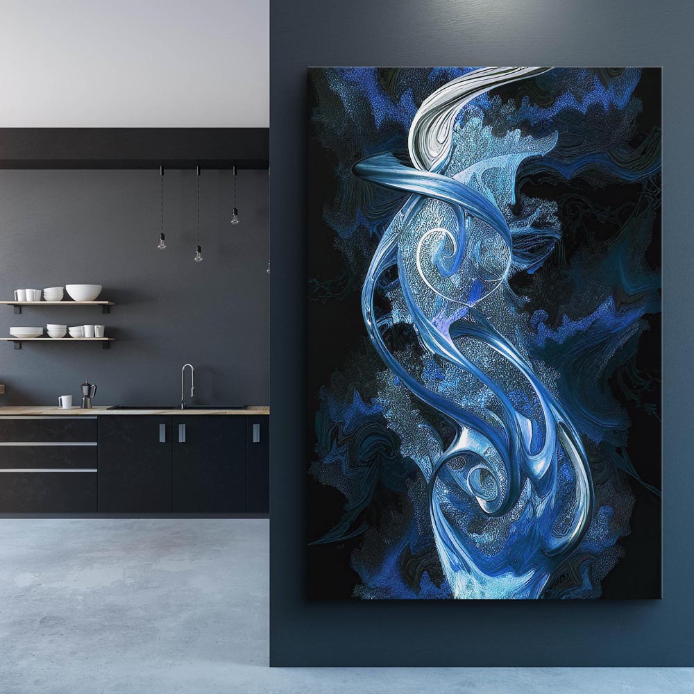 Abstract Wall Art, Premium Canvas Print, 1.25" Stretched Canvas or Framed Canvas (0722)