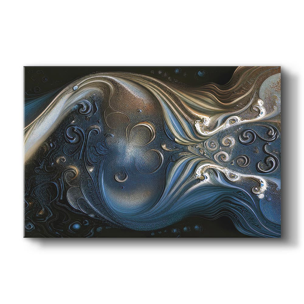 Abstract Wall Art, Premium Canvas Print, 1.25" Stretched Canvas or Framed Canvas (0724)