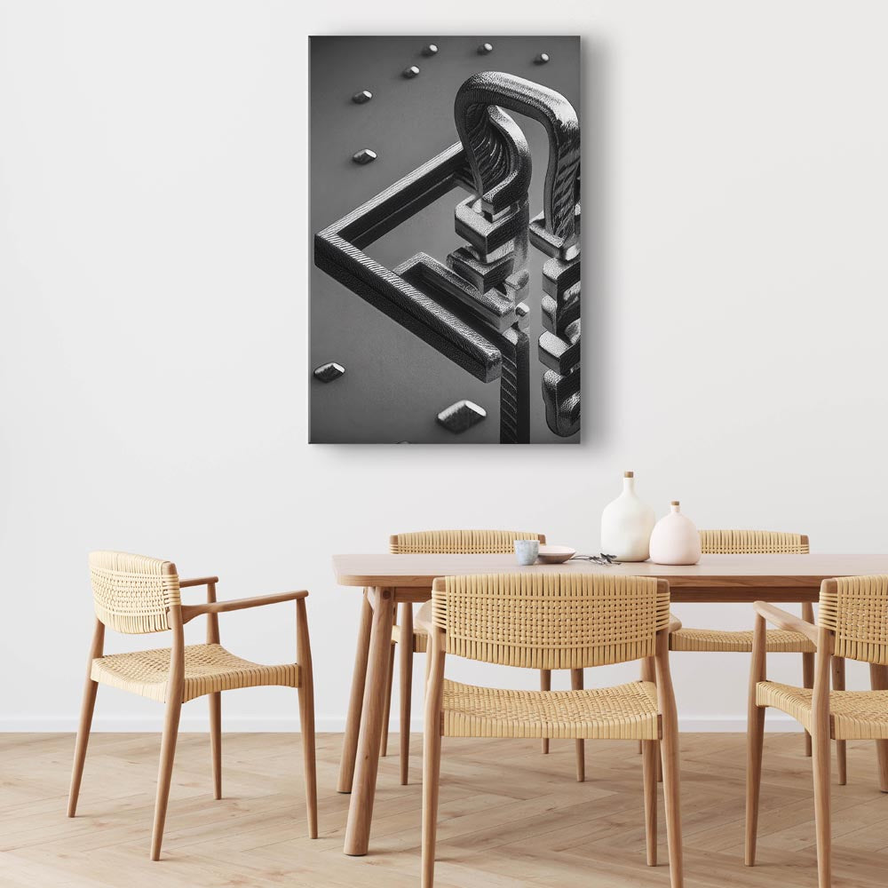 Abstract Wall Art, Premium Canvas Print, 1.25" Stretched Canvas or Framed Canvas (073C)