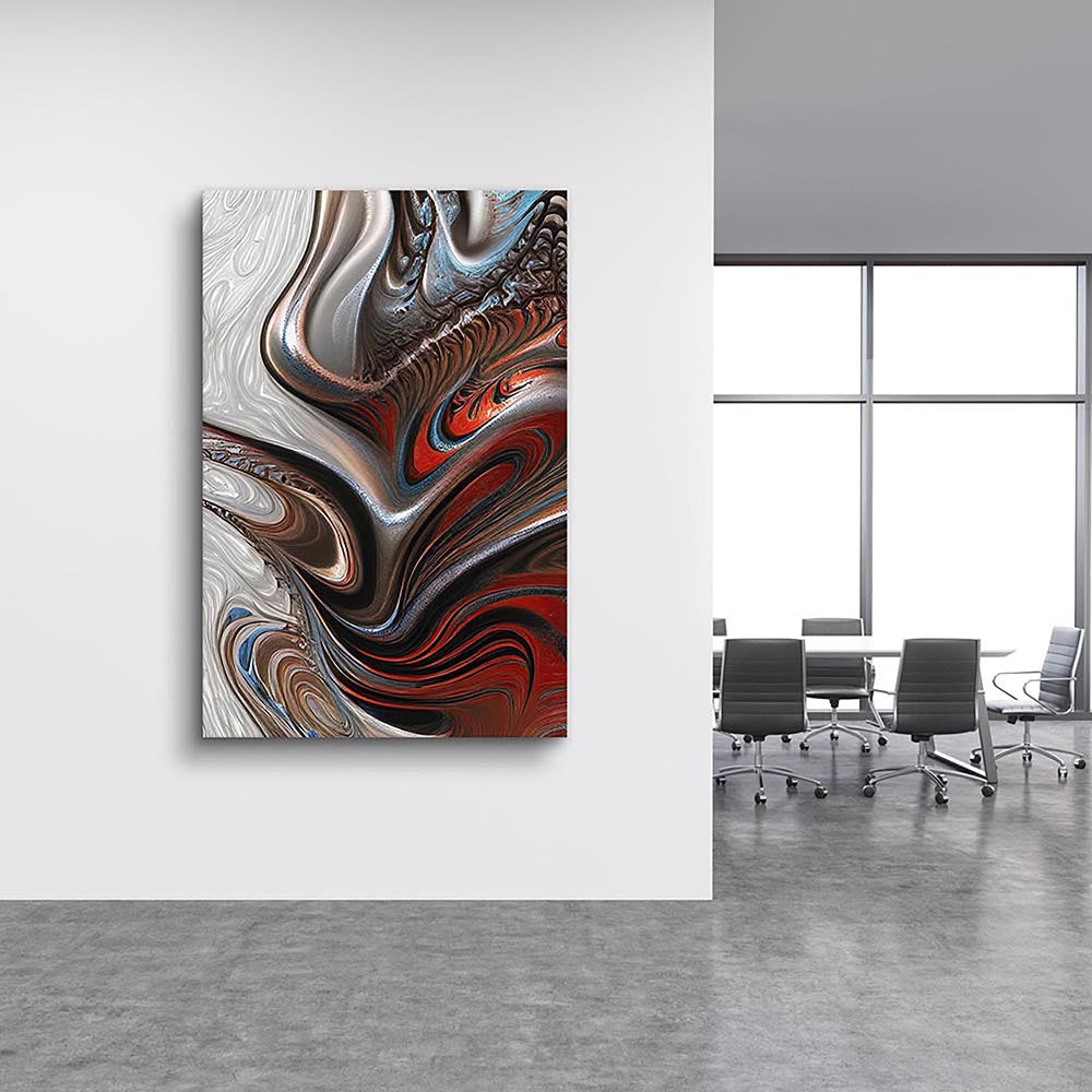 Abstract Wall Art, Premium Canvas Print, 1.25" Stretched Canvas or Framed Canvas (0750)