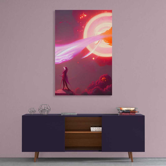 Sun of Kepler, Wall Art, Premium Canvas Print, 1.25" Stretched Canvas or Framed Canvas (1050)
