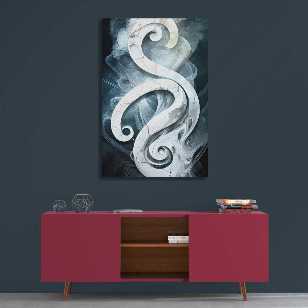 Waves of Legacy, Wall Art, Premium Canvas Print, 1.25" Stretched Canvas or Framed Canvas (1062)