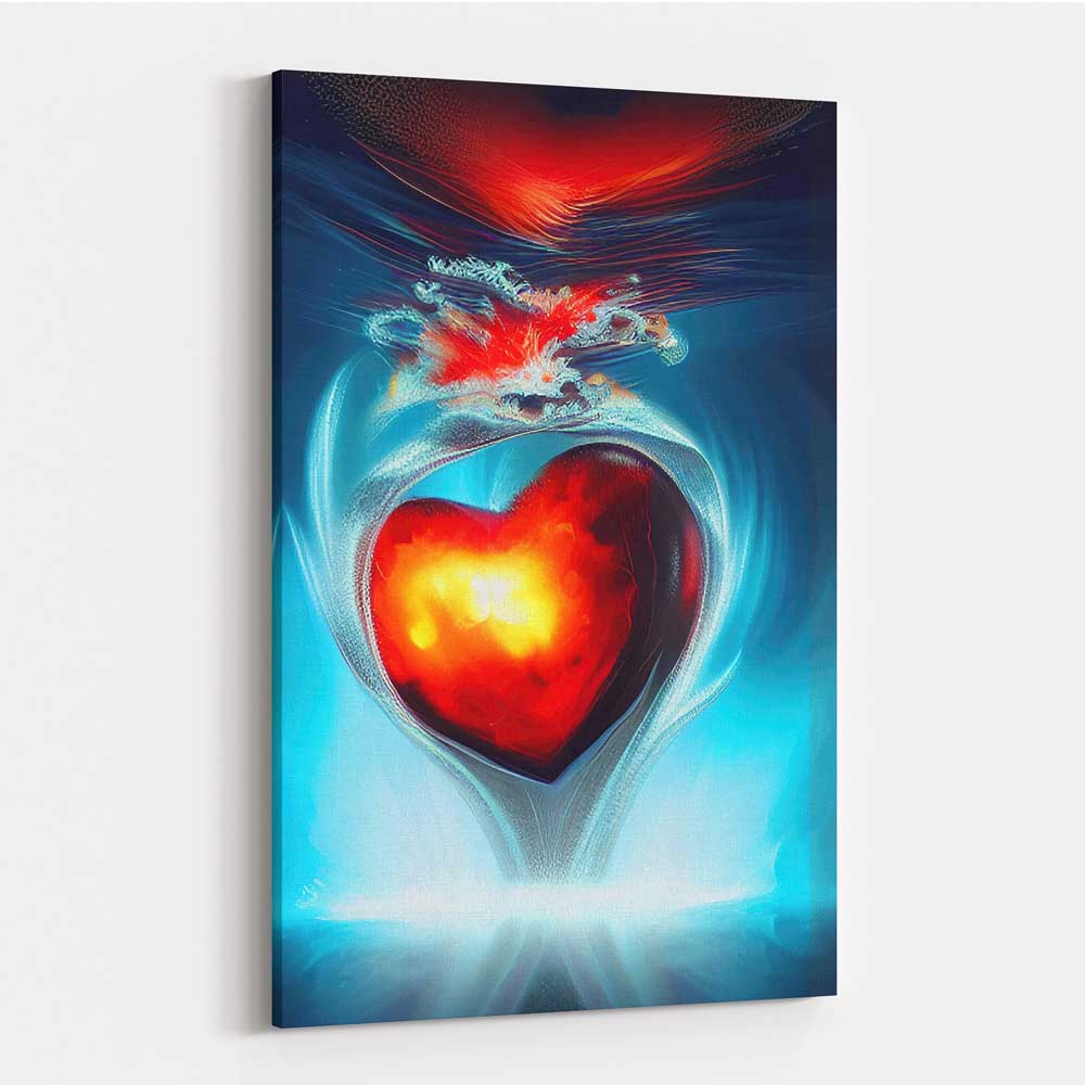 Love is All, Wall Art, Premium Canvas Print, 1.25" Stretched Canvas or Framed Canvas (9507)