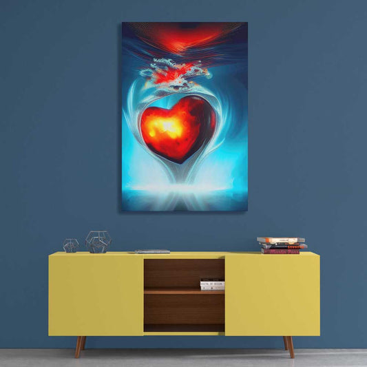 Love is All, Wall Art, Premium Canvas Print, 1.25" Stretched Canvas or Framed Canvas (9507)