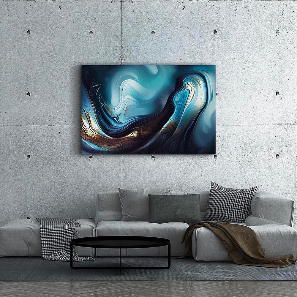 Abstract Wall Art, Premium Canvas Print, 1.25" Stretched Canvas or Framed Canvas (9658)