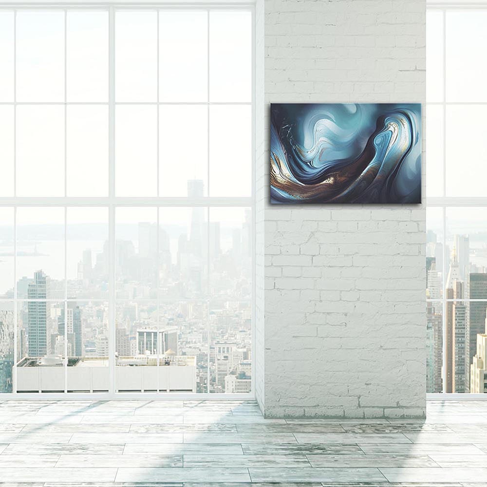 Abstract Wall Art, Premium Canvas Print, 1.25" Stretched Canvas or Framed Canvas (9658)
