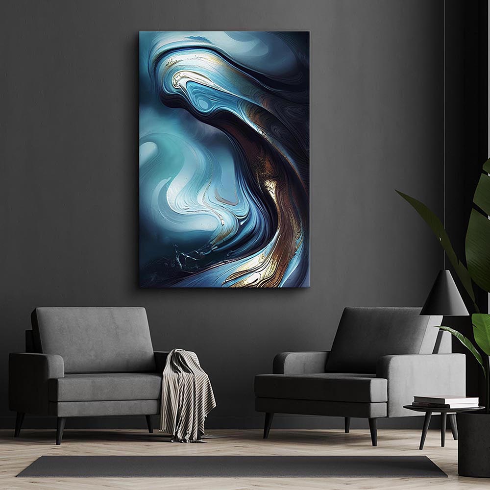 Abstract Wall Art, Premium Canvas Print, 1.25" Stretched Canvas or Framed Canvas (9658)