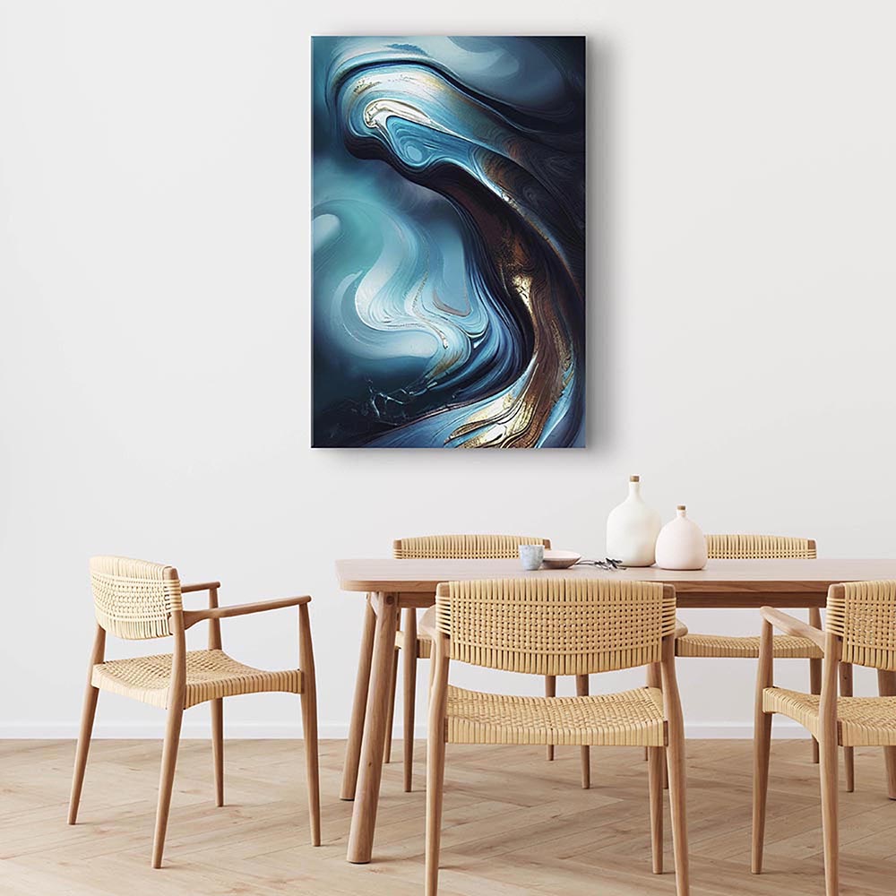 Abstract Wall Art, Premium Canvas Print, 1.25" Stretched Canvas or Framed Canvas (9658)