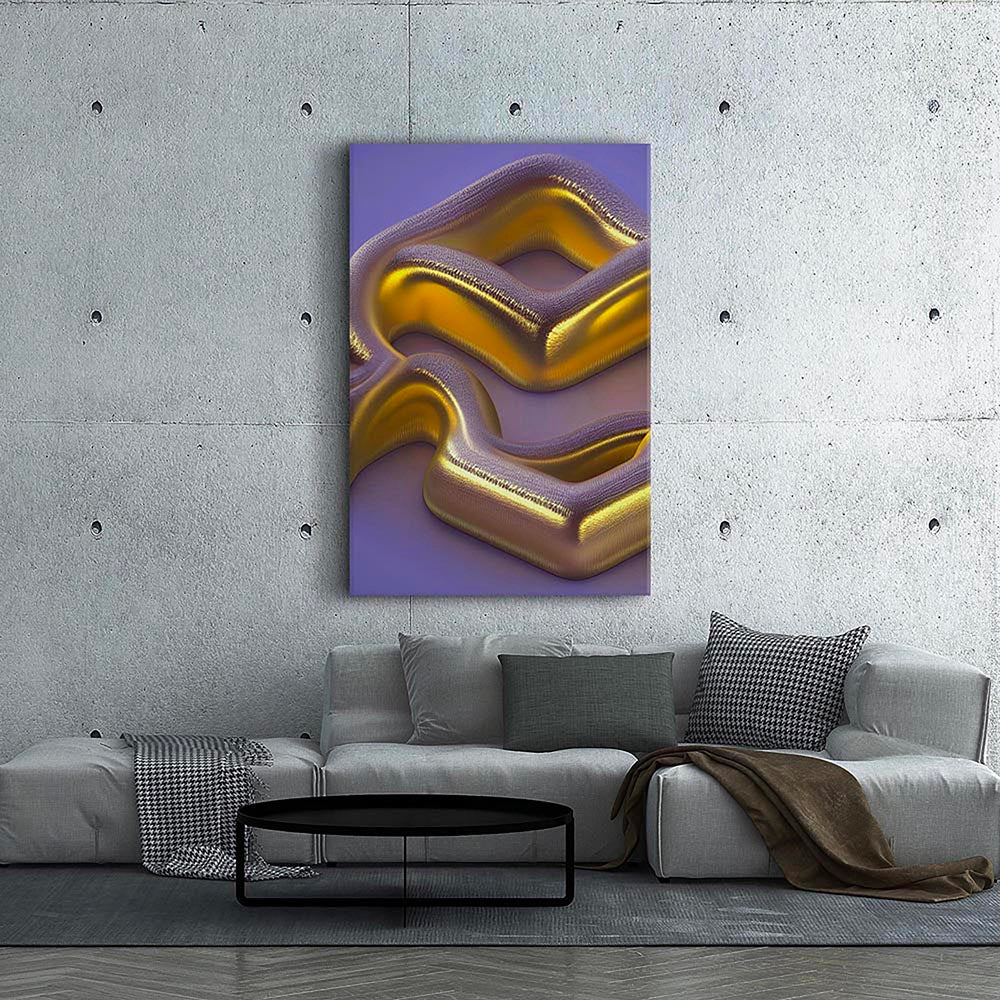 Abstract Wall Art, Premium Canvas Print, 1.25" Stretched Canvas or Framed Canvas (966C)