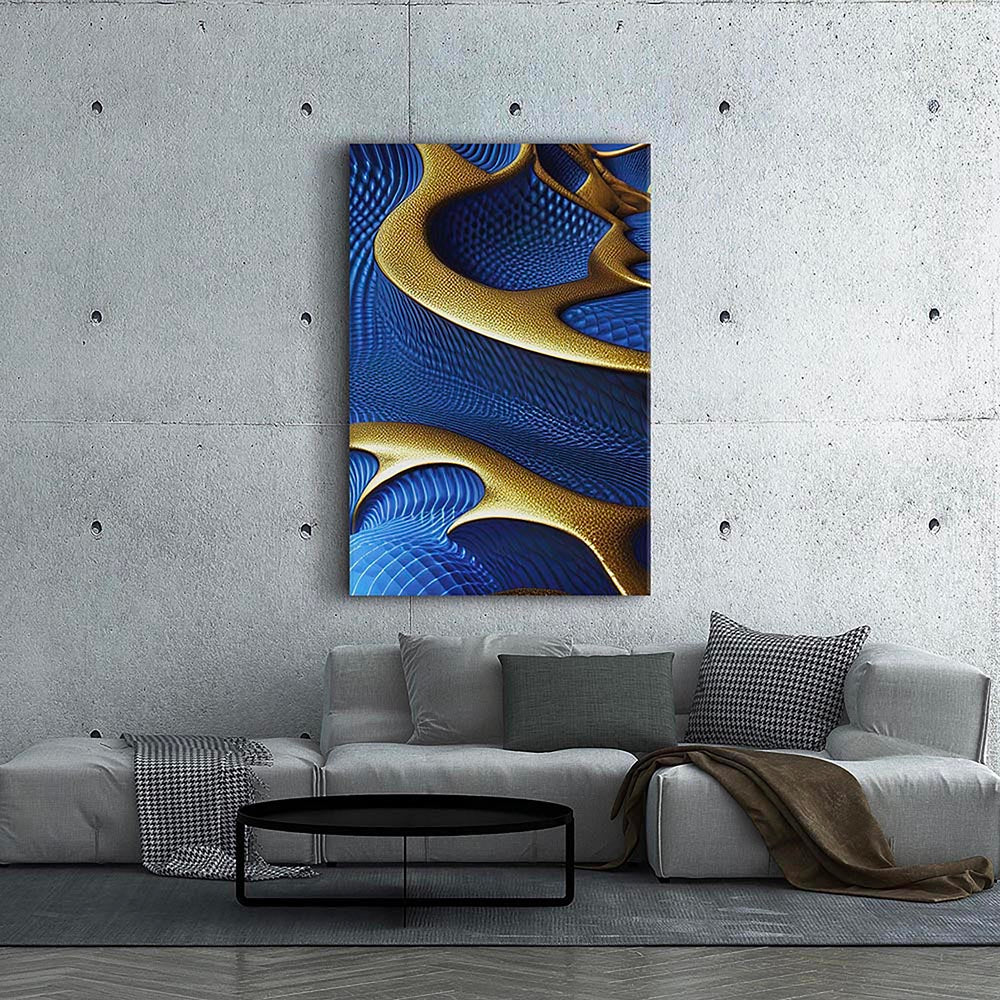 Abstract Wall Art, Premium Canvas Print, 1.25" Stretched Canvas or Framed Canvas (966D)