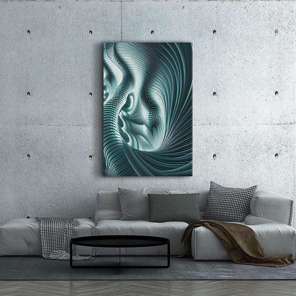 Abstract Wall Art, Premium Canvas Print, 1.25" Stretched Canvas or Framed Canvas (967E)
