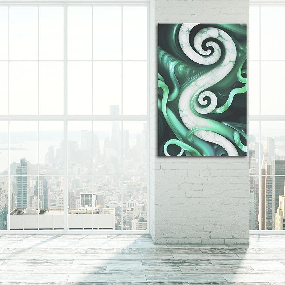 Abstract Wall Art, Premium Canvas Print, 1.25" Stretched Canvas or Framed Canvas (9703)