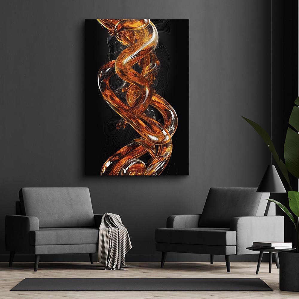 Abstract Wall Art, Premium Canvas Print, 1.25" Stretched Canvas or Framed Canvas (9707)