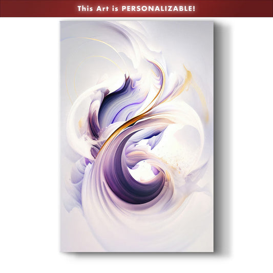Abstract Wall Art (A025) Personalizable Canvas Wall Art