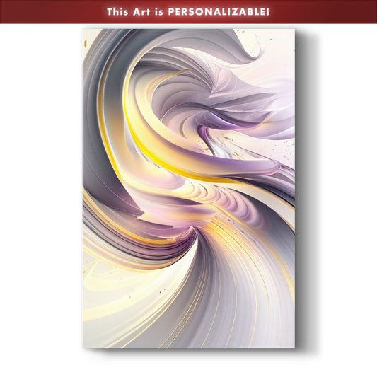 Abstract Wall Art (A037) Personalizable Canvas Wall Art