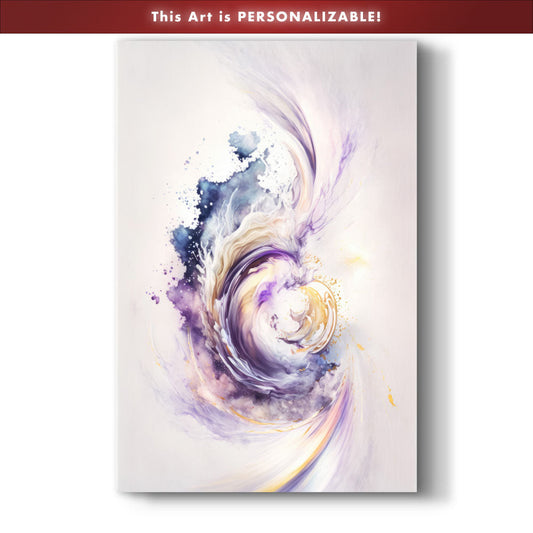 Abstract Wall Art (A051) Personalizable Canvas Wall Art